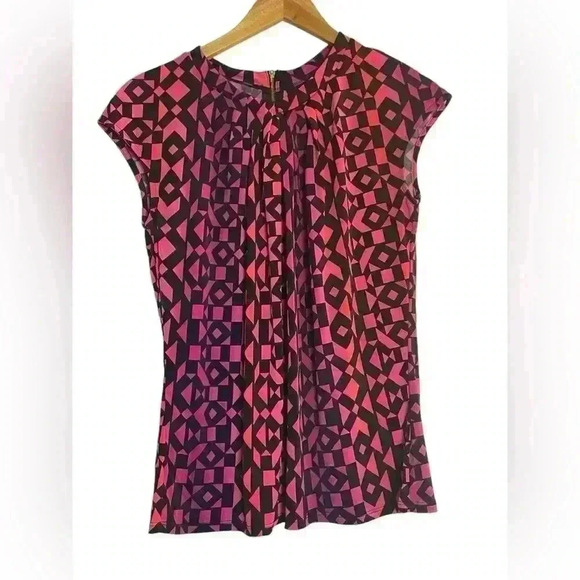 Worthington Set of 2 Sleeveless Blouses Size Medium Back Zip Office Career - Picture 8 of 13